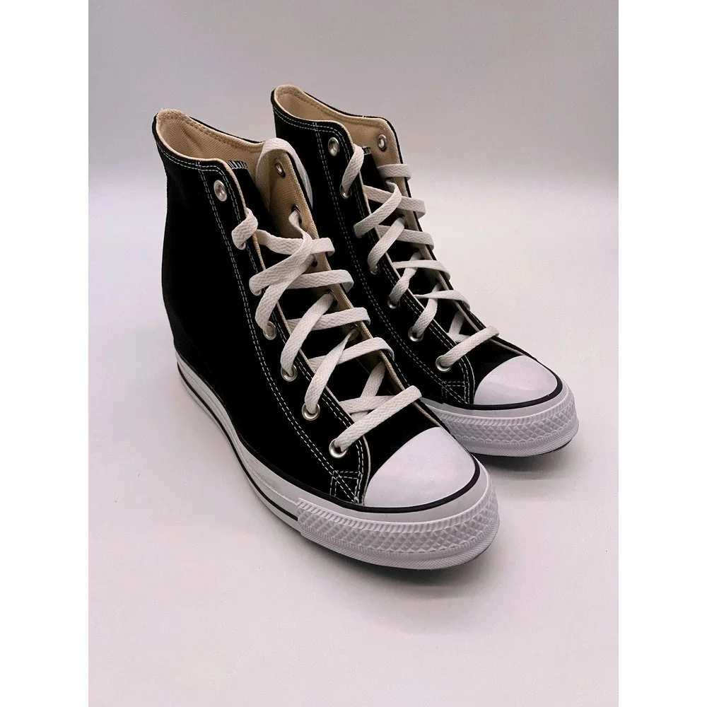 Converse Women's Chuck Taylor All Star Wedge Platform High Cavas Black NEW